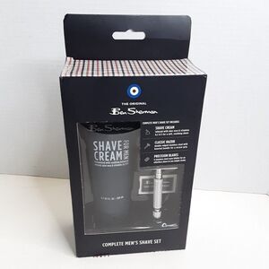 Ben Sherman Complete Men's Shave Set Cream Classic Razor